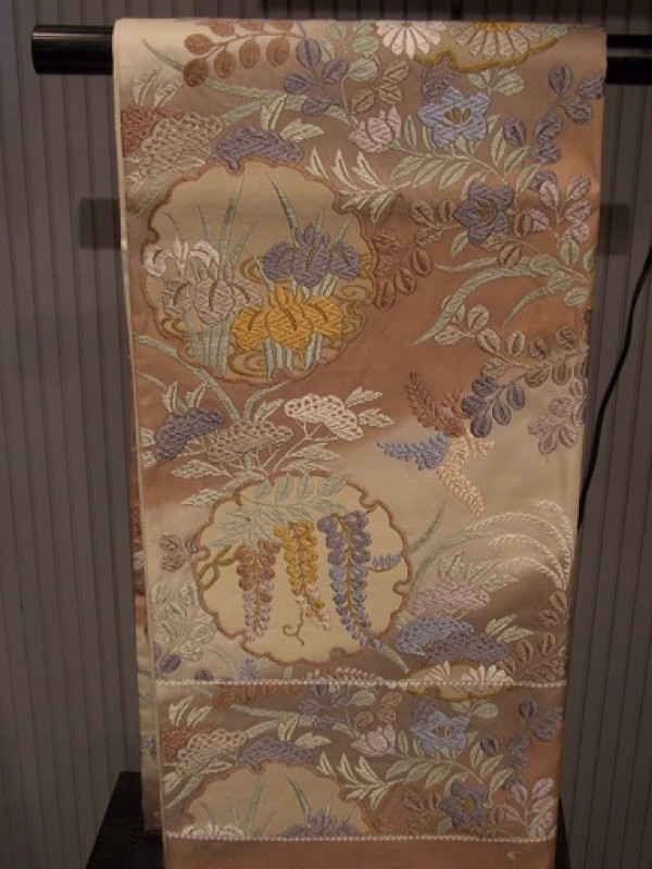 籠目花華文柄、唐織袋帯 | 着物の仕立て悉皆なら嘉洛 神奈川県大和市